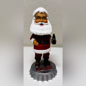 Santa Claus Bobblehead Coca-Cola Coke Hardees Collectible Figure Christmas 2002